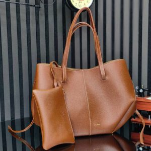 کیف دوشی زنانه پولن با کیف کوچک همراه Polene